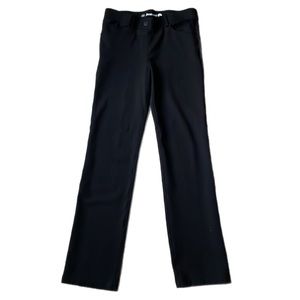 Betabrand Black 7-Pocket Yoga Straight Leg Dress Pants or Leggings
